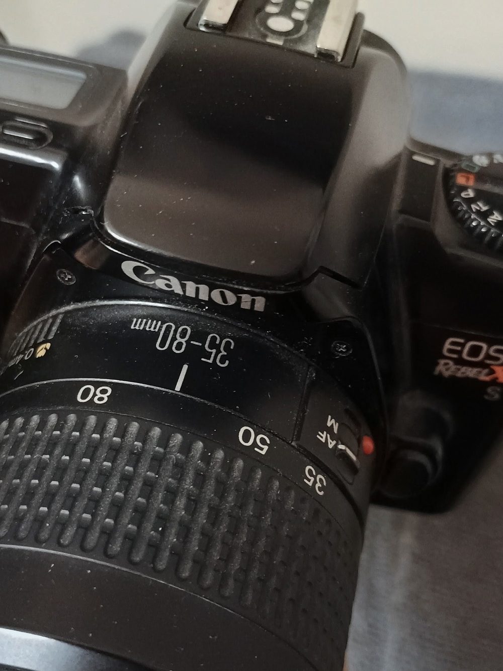 Canon EOS Rebel SLR Camera with 35-80mm Lens - Black